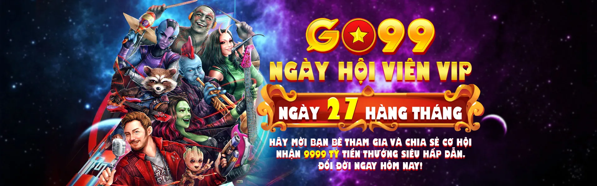 Banner thưởng hội vine VIP